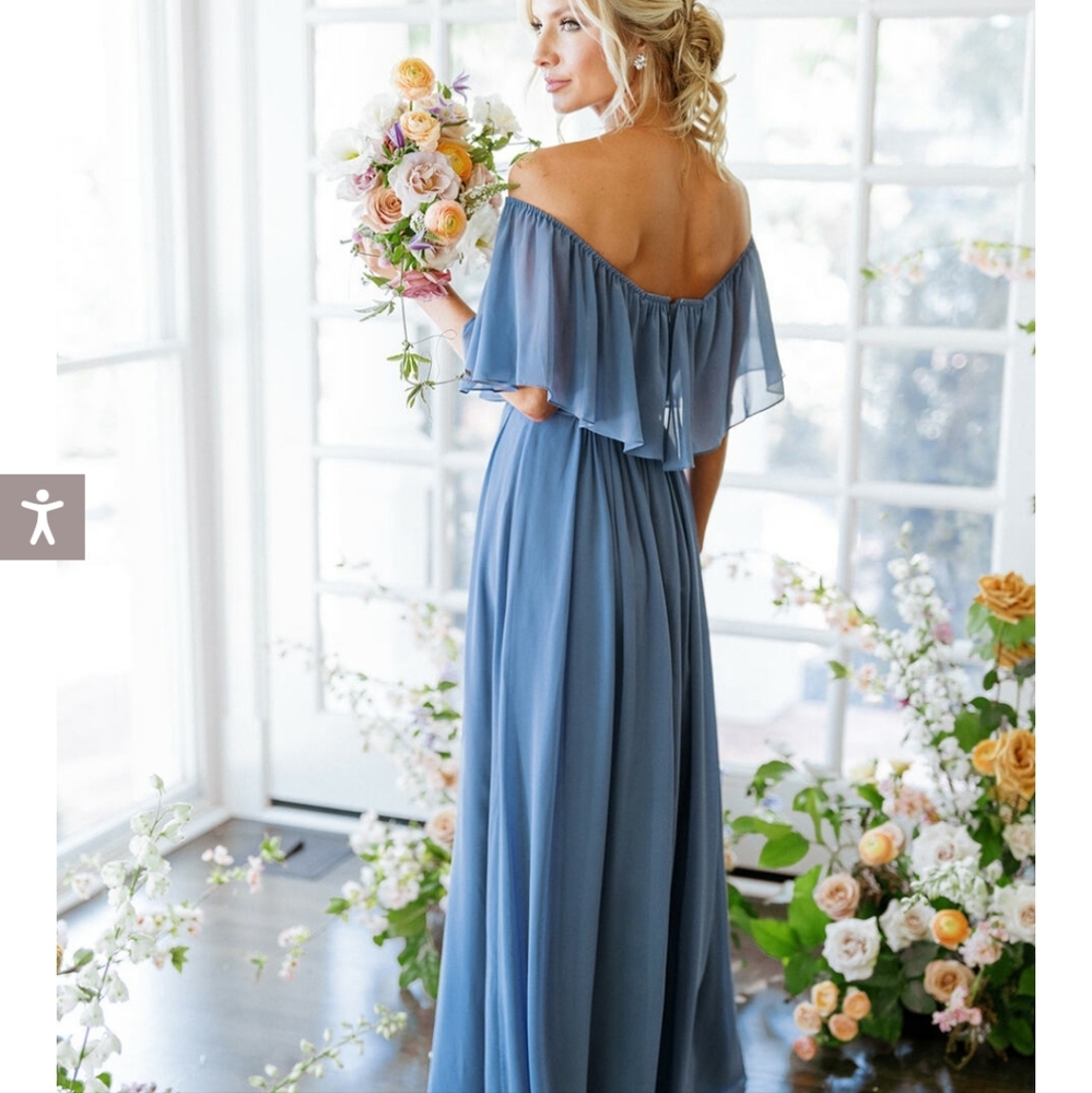 Revelry Abigail Chiffon Bridesmaid dress